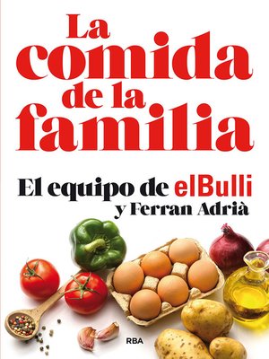cover image of La comida de la familia